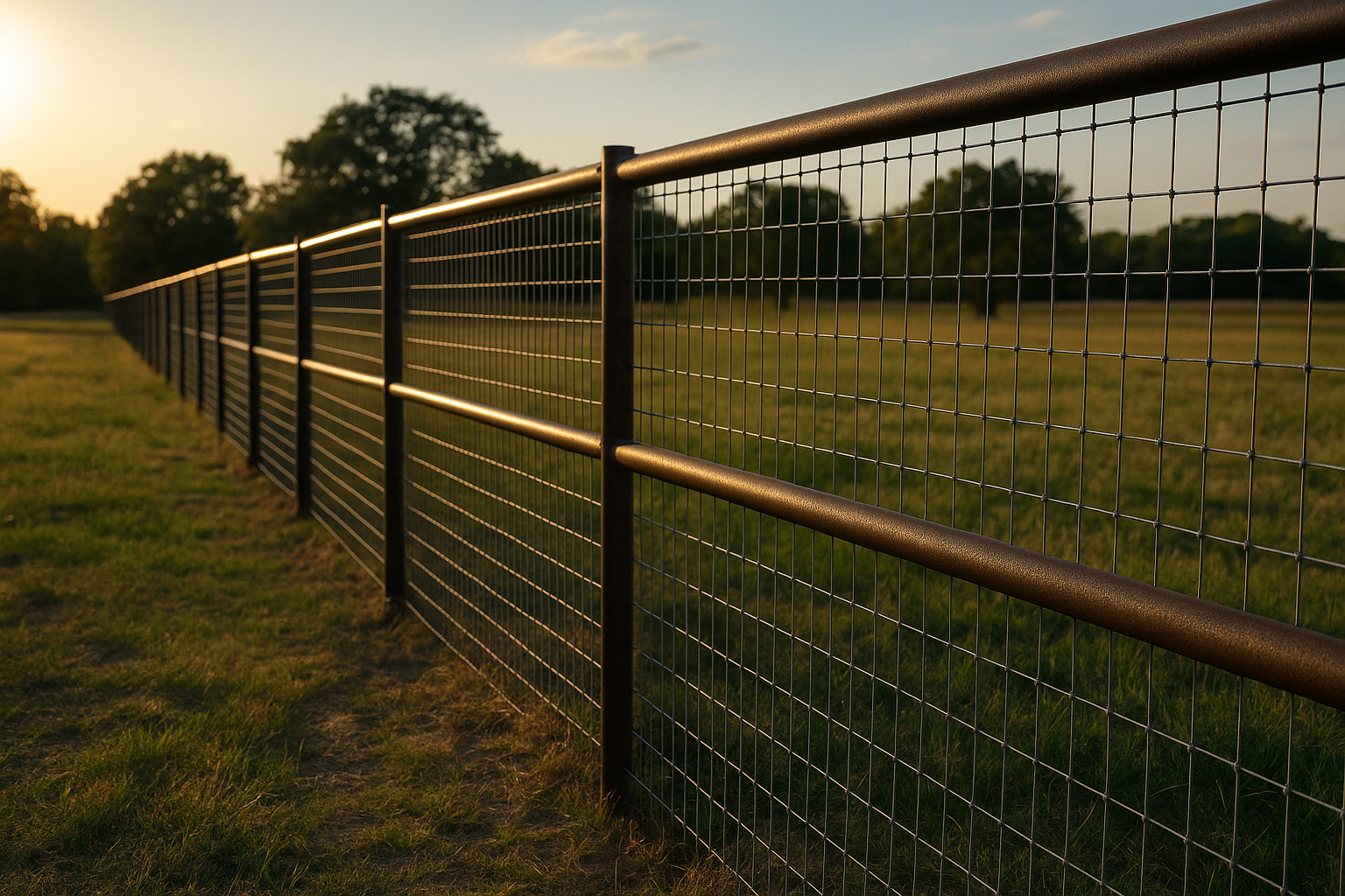Mobile weld repair on sagging gate