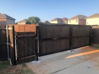 Fence project in Denton TX